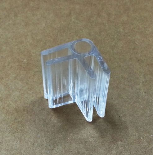 10 PACK Panel Connector 2-Way - Clear