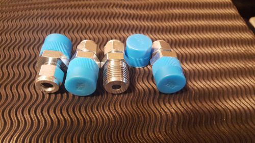 (Pack of 4)-- DK-LOK Male Connector Tube Fitting   DMC6-8R-C (XREF:  SS-600-1-8