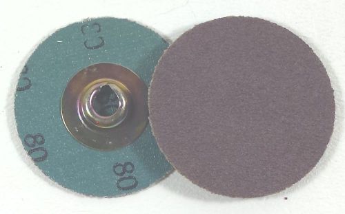 STANDARD ABRASIVES 522306 1 1/2IN QUICK CHANGE 80 AL OXIDE SANDING DISK BX/100