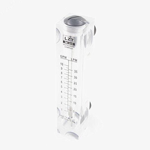 Panel water flow meter liquid rotameter flowmeter 5-35lpm 1-10gpm for sale
