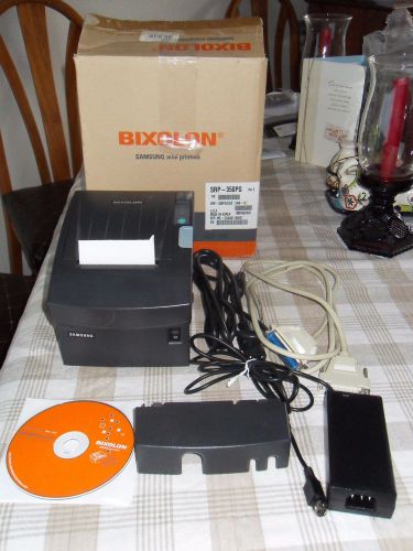Samsung Bixolon SRP- 350 PG POS Receipt Printer W/Box Cables CD