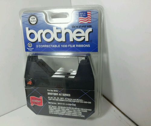 Brother 1230 Black Typewriter Ribbon AX Series NEW 2 Correctable 1030 Film