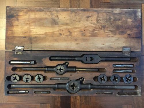 Vintage  Champion Blower And Forge Tap And Die Set No 5 1/2 Screw Plate
