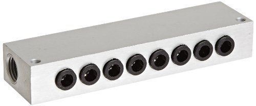 Parker legris legris 3315 56 14 monoblock manifold, 1/4&#034; tube od, 1/4&#034; npt for sale