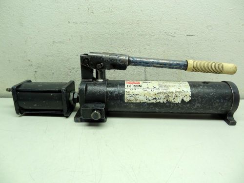 DAYTON 5M461 Hydraulic Hand Pump 10 TON Air operated or manual 10,000PSI