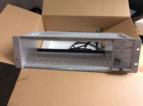 International Fiber IFS GE Rackmount Card Cage Chassis with PS-R3 Power Supply