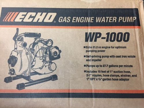 NEW Echo WP1000 Gas Engine Water Pump - FREE SHIPPING