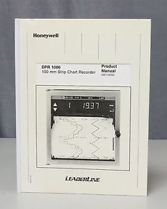 Honeywell DPR 1000 100mm Strip Chart Recorder Product Manual