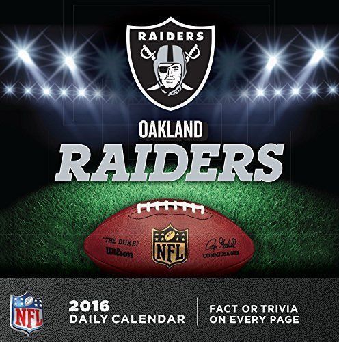 Set of 4 Items Turner Oakland Raiders 2016 Box Calendar January-December 8051449