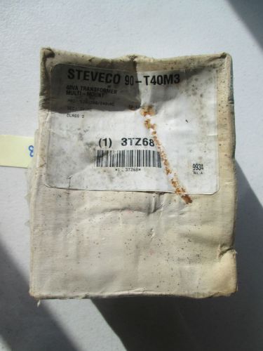 New in box steveco 90-t40m3 40 va transformer multi-mount 3tz68  (f3) for sale