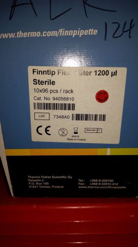 Case of FINNTIP Flex Filter 1200µL Sterile Pipette Tips, CAT #94056810 Lab Bio