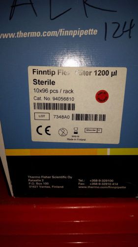 Case of finntip flex filter 1200µl sterile pipette tips, cat #94056810 lab bio for sale