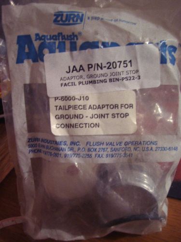 Zurn aquaflush~p6000-j10 ground joint stop adaptor for sale