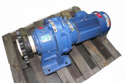 Sumitomo sm-cyclo chhms-6165dcya-b gear motor 3hp 10.6 rpm 165:1 ratio 230-460v for sale
