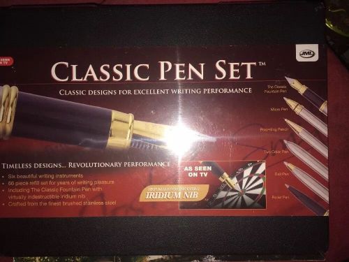 CLASSIC PEN SET As Seen on TV 6 writing instruments NEW!