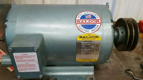 7.5hp 3 phase baldor electric compressor motor for sale