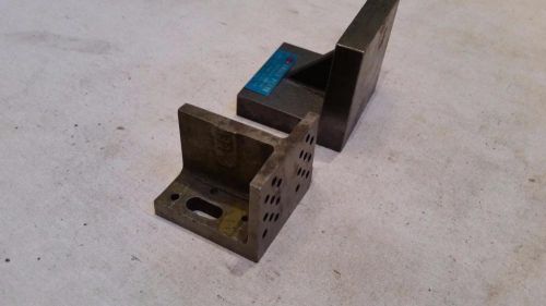 TWO ANGLE PLATE TOOLMAKER  MACHINIST 3&#034; x 3&#034; AND 2&#034; X 2&#034;