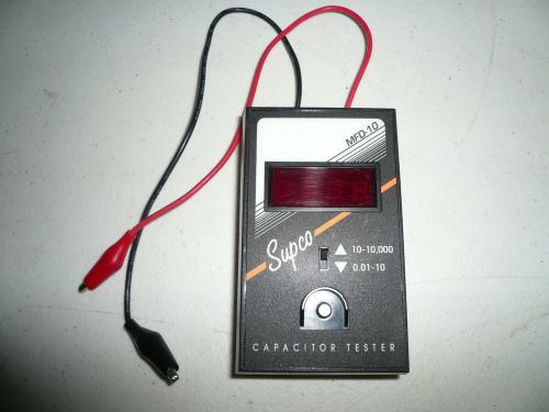 SUPCO MFD10 Digital Capacitor Tester Meter .01 - 10000 mfd&#039;s