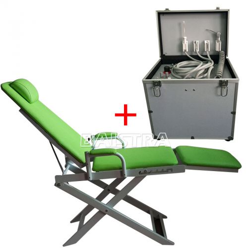Dental folding chair &amp; bd-402 portable turbine unit &amp; 110v/220v for sale