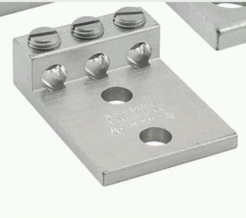 (5) NEW Ilsco T3A2-2 Aluminum Solderless Lugs 3 Conductor 2 Hole Range 2-14 AWG