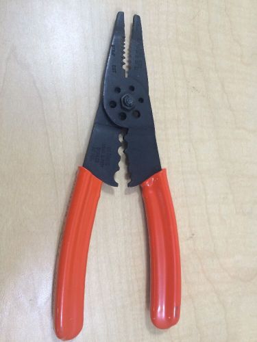 Hunter tools Long-Nose MultiPurpose Wire Stripper,Crimper and Cutter Made in USA