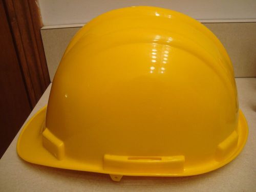 Hi-Way Distributing Yellow Safety Helmet Universal Fit w/o Chin Strap-ANSI Apprv