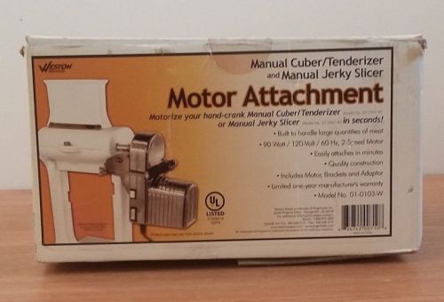 Weston 01-0103-W Manual Cuber /Tenderizer Motor Attachment