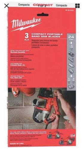 Milwaukee 48-39-0539 35-3/8 in. 24 tpi. Compact Band Saw Blade 3 pk