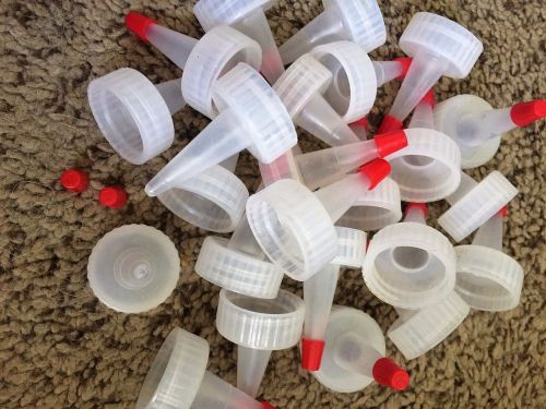 NEW 24pcs Plastic Twist Screw On Blind Replacement Bottle Tops Dispensers 1&#034;