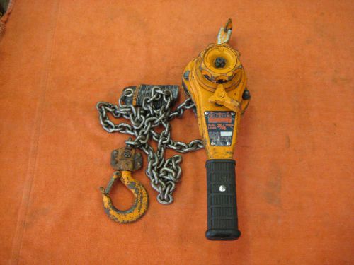 Harrington LB008 3/4 Ton Ratcheting Lever 5Ft.Chain Hoist [Come-Along]