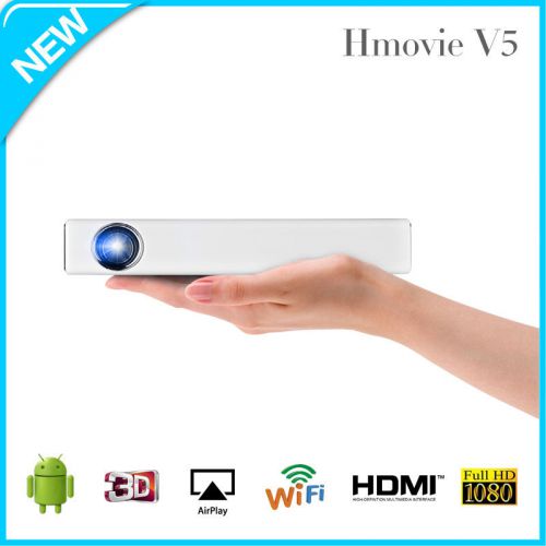 SANSUI Projector 3D 1000 Lumens 1080p DLP Home Theater Multimedia White