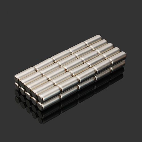 50pcs N35 Super Strong Disc Magnets 4mm x 10mm Rare Earth Neodymium Magnets