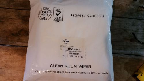 Statitech clean room cleanroom 100% polyester wiper wipes 9x9 -qty 150 - iso9001 for sale