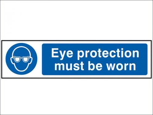 Scan - Eye Protection Must Be Worn - PVC 200 x 50mm