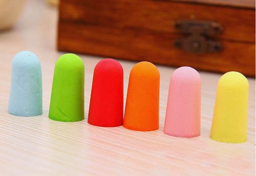Hot Sale 10 20 50Pairs Soft Foam Ear Plugs Tapered Travel Sleep Noise Prevention