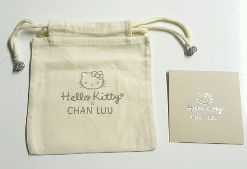 NEW! Auth.  CHAN LUU Jewelry POUCH Beaded Drawstring Bags