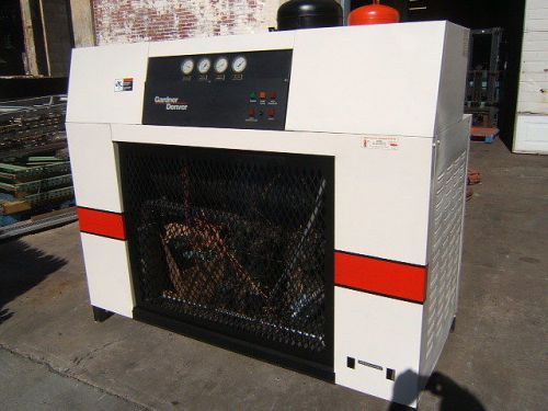 Gardner Denver Mdl 7000101 Industrial Refrigerated Air Dryer w/ hoses + 2 tanks
