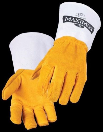 Revco black stallion cowhide/pigskin stick welding gloves 730 maximus - large for sale