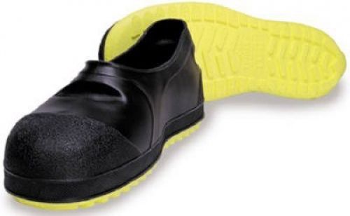 TINGLEY 35211.XS Cleated Outsole Steel Toe Overshoe, X-Small, Black/Yellow
