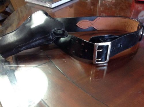 Bianchi 350 Holster/ Bianchi B2m Western Belt Combo 32 Inches Mint Condition Lk