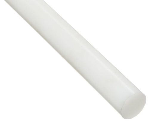 HDPE (High Density Polyethylene) Round Rod Opaque Off-White Standard Toleranc...