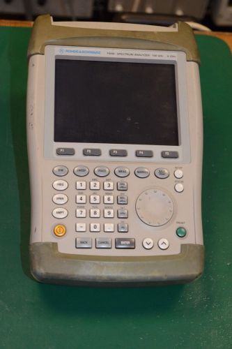 AS-IS Rohde FSH6 NTG 6 GHz Handheld Spectrum Analyzer With Tracking Generator