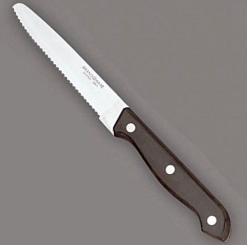 World Tableware Steak Knife, 201-2642 S/S Round Tip - Dozen, Bakelite, Set of 12