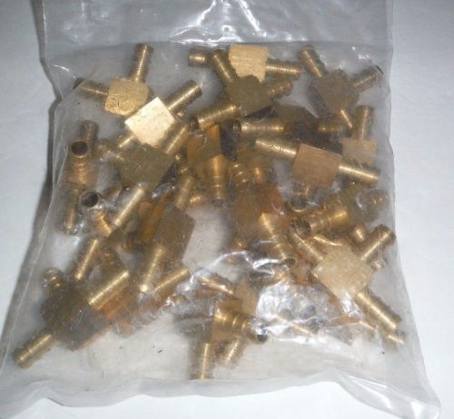 25 SSC Brass Tee 3/8&#034; PEX Crimp Fitting