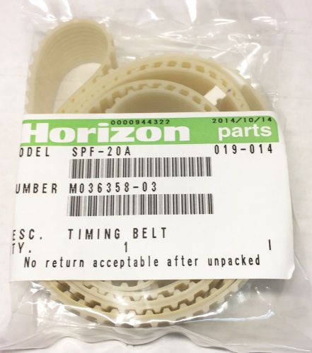 Horizon, M036358-03, Timing Belt, BookMaker SPF-20A / VAC-100A (OEM / NEW)
