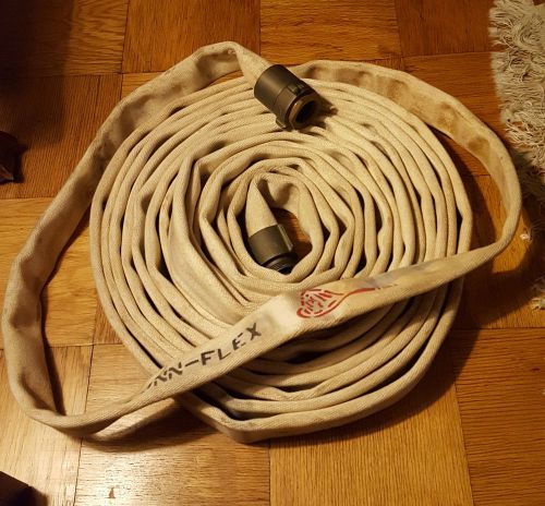 1 1/2&#034; linen, Ponn-Flex fires hose with brass couplers