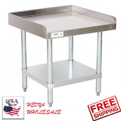 NEW Regency 24&#034; x 24&#034; 16-Gauge Stainless Steel Equipment Stand 600ES2424G