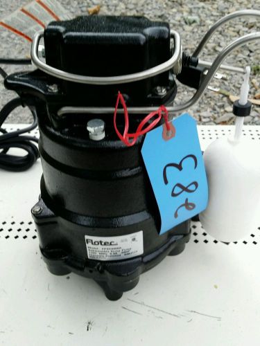 Flotec submersible water sump pump model fpos1800a-08 for sale