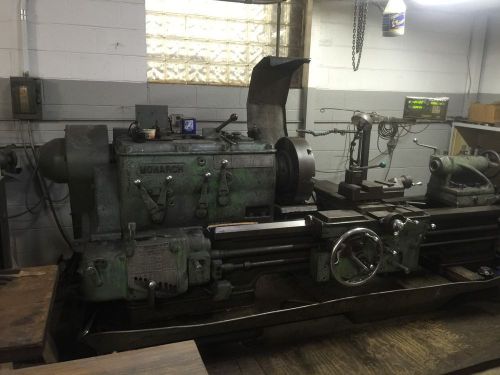 Monarch lathe geared head engine lathe 24&#034; x 48&#034; 2 1/4&#034; hole thru spindle for sale