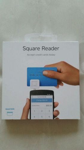New Square Credit Card Reader for Apple and Android - White